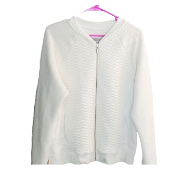 Tart collection white quilted jacket sz. M - Picture 1 of 5